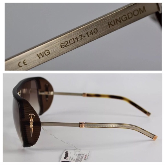 Shamballa Sunglasses Men’s Kingdom Brown Rose Gold - Picture 6 of 8